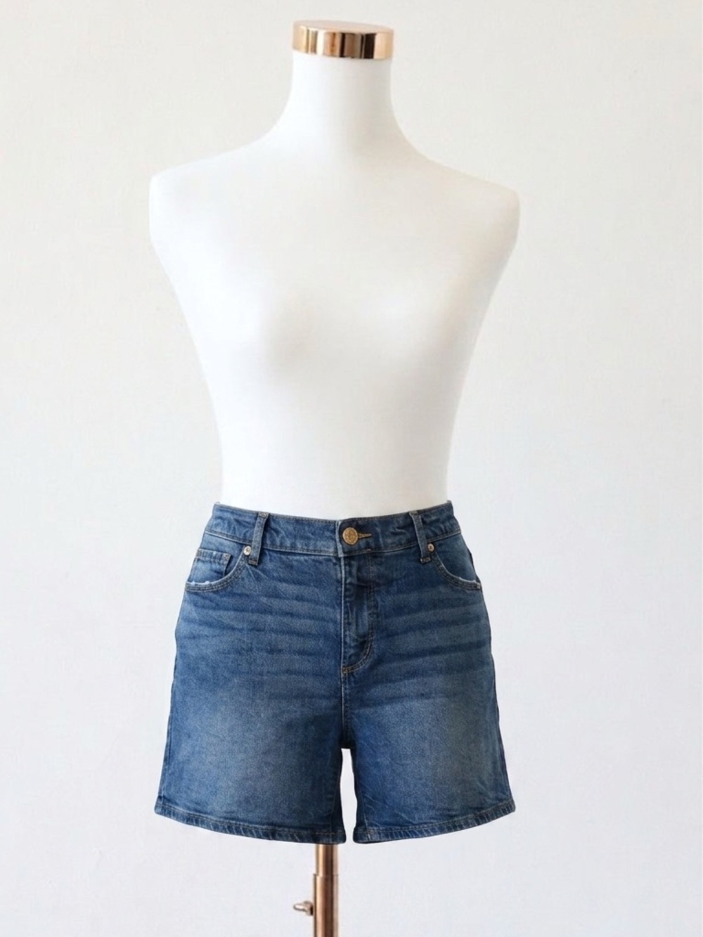 LOFT The Roll Shorts denim shorts